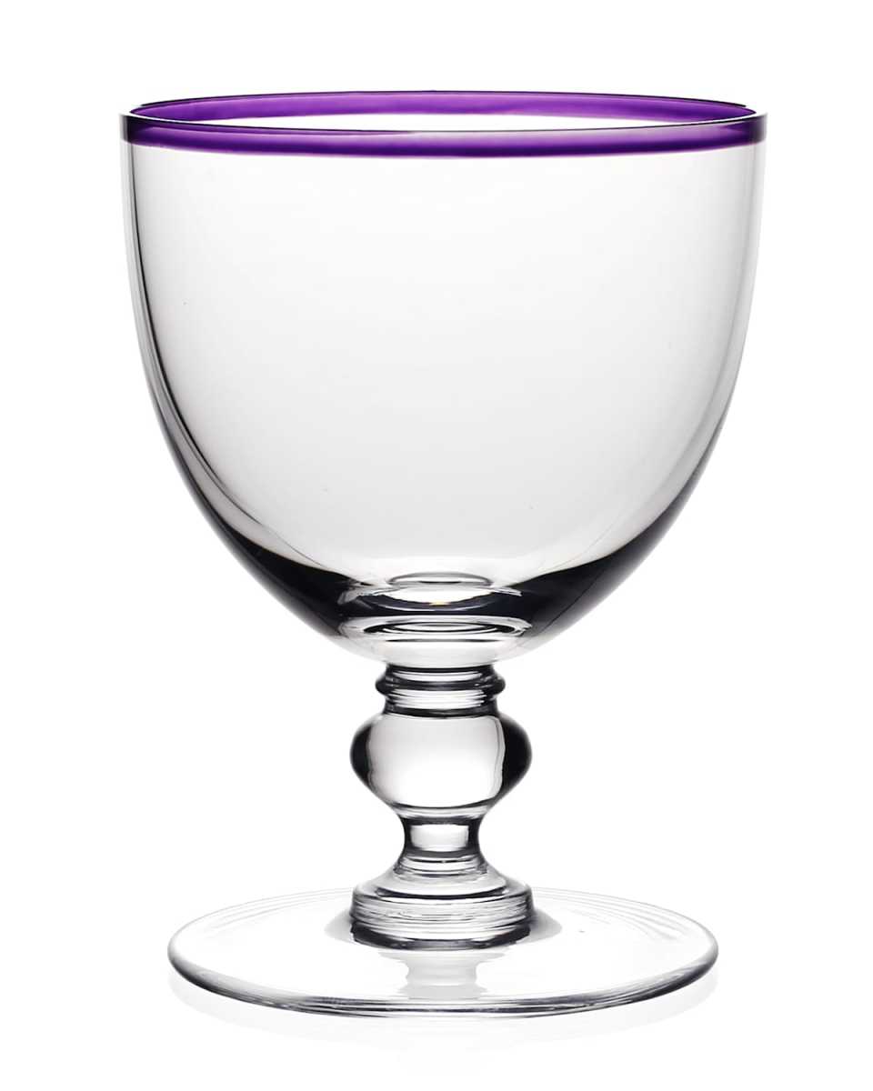 Sienna Water Glass Amethyst